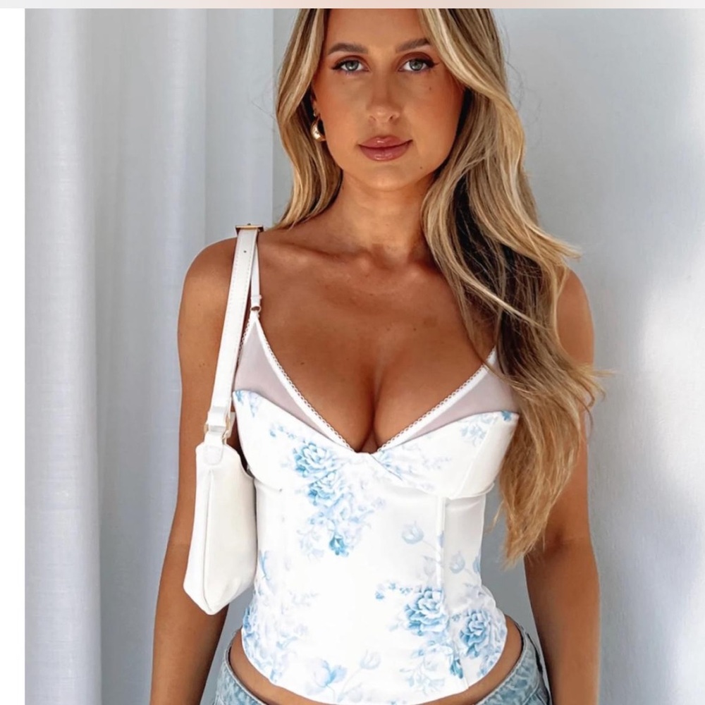 White Fox Buy Myself Flowers Bustier